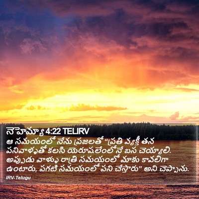 నెహెమ్యా 4:22 TELIRV Bible Verse Image