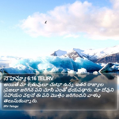 నెహెమ్యా 6:16 TELIRV Bible Verse Image