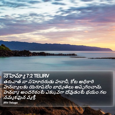 నెహెమ్యా 7:2 TELIRV Bible Verse Image