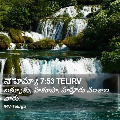 నెహెమ్యా 7:53 TELIRV Bible Verse Image
