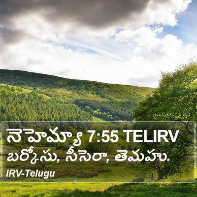 నెహెమ్యా 7:55 TELIRV Bible Verse Image