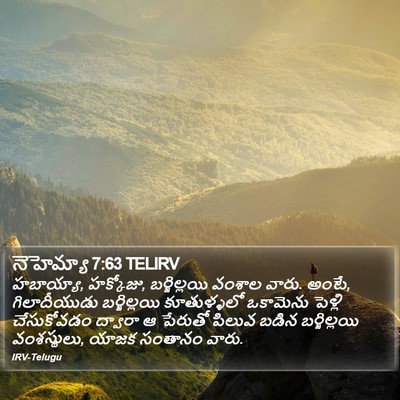 నెహెమ్యా 7:63 TELIRV Bible Verse Image