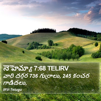 నెహెమ్యా 7:68 TELIRV Bible Verse Image