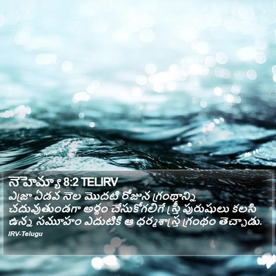 నెహెమ్యా 8:2 TELIRV Bible Verse Image