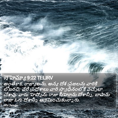 నెహెమ్యా 9:22 TELIRV Bible Verse Image