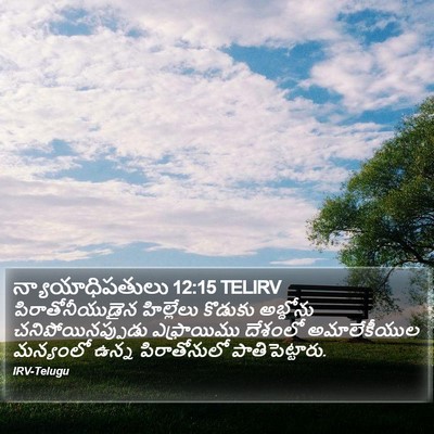 న్యాయాధిపతులు 12:15 TELIRV Bible Verse Image