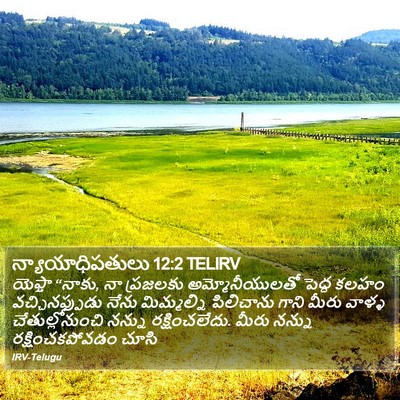 న్యాయాధిపతులు 12:2 TELIRV Bible Verse Image