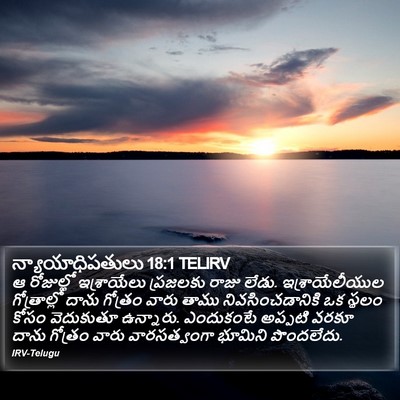 న్యాయాధిపతులు 18:1 TELIRV Bible Verse Image