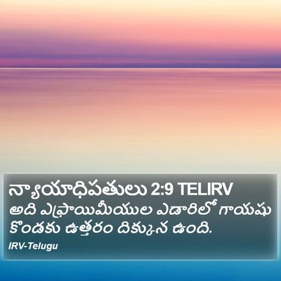 న్యాయాధిపతులు 2:9 TELIRV Bible Verse Image