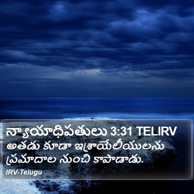 న్యాయాధిపతులు 3:31 TELIRV Bible Verse Image