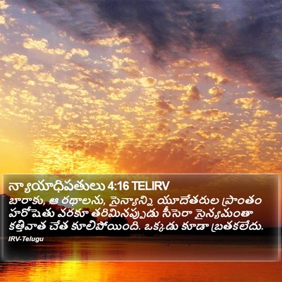 న్యాయాధిపతులు 4:16 TELIRV Bible Verse Image
