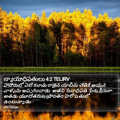 న్యాయాధిపతులు 4:2 TELIRV Bible Verse Image