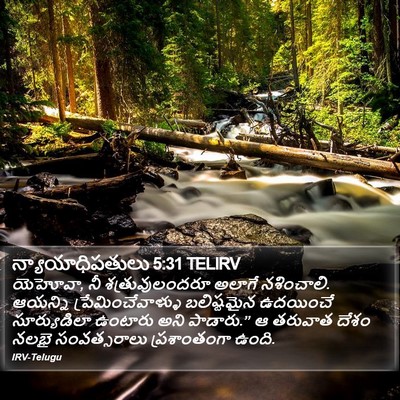 న్యాయాధిపతులు 5:31 TELIRV Bible Verse Image