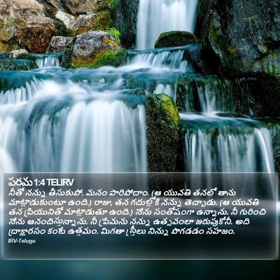 పరమ 1:4 TELIRV Bible Verse Image