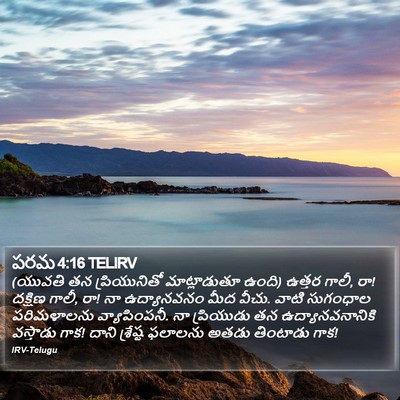 పరమ 4:16 TELIRV Bible Verse Image