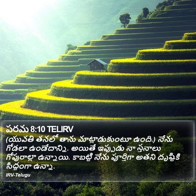 పరమ 8:10 TELIRV Bible Verse Image