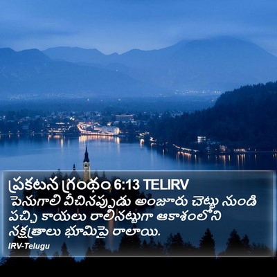 ప్రకటన గ్రంథం 6:13 TELIRV Bible Verse Image