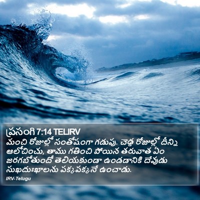 ప్రసంగి 7:14 TELIRV Bible Verse Image