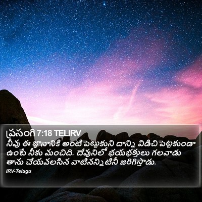 ప్రసంగి 7:18 TELIRV Bible Verse Image