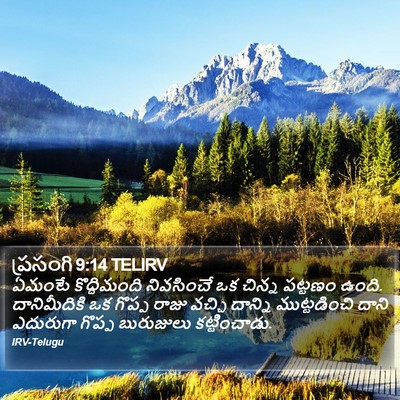 ప్రసంగి 9:14 TELIRV Bible Verse Image
