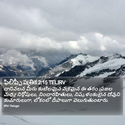 ఫిలిప్పీ పత్రిక 2:15 TELIRV Bible Verse Image