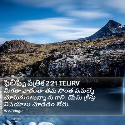 ఫిలిప్పీ పత్రిక 2:21 TELIRV Bible Verse Image