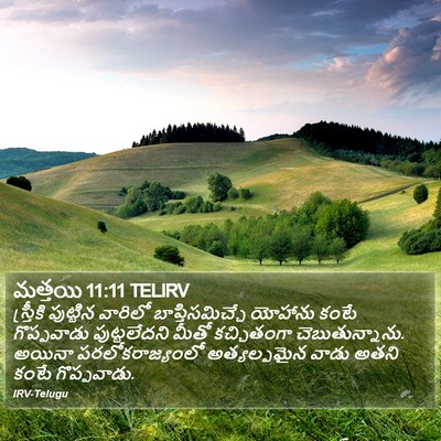 మత్తయి 11:11 TELIRV Bible Verse Image
