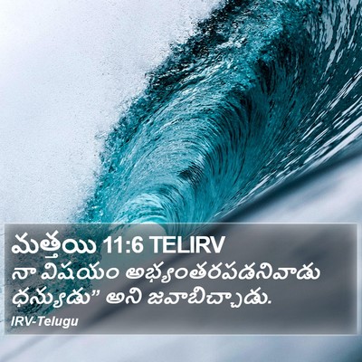 మత్తయి 11:6 TELIRV Bible Verse Image