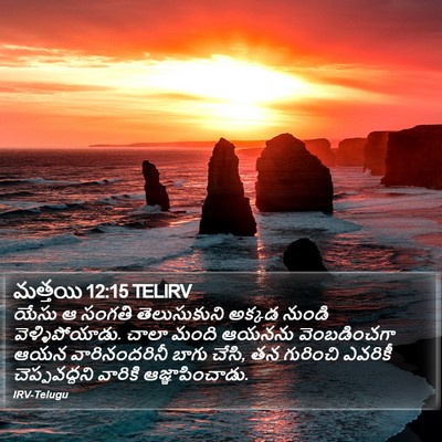మత్తయి 12:15 TELIRV Bible Verse Image