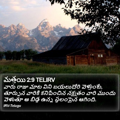 మత్తయి 2:9 TELIRV Bible Verse Image