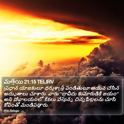 మత్తయి 21:15 TELIRV Bible Verse Image