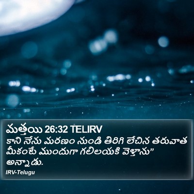 మత్తయి 26:32 TELIRV Bible Verse Image