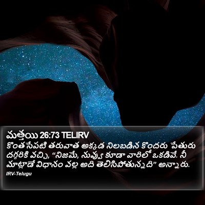 మత్తయి 26:73 TELIRV Bible Verse Image