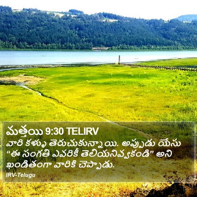 మత్తయి 9:30 TELIRV Bible Verse Image