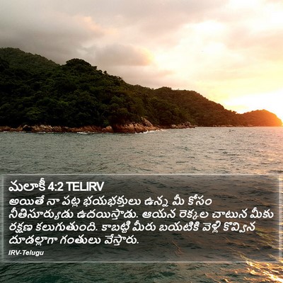 మలాకీ 4:2 TELIRV Bible Verse Image