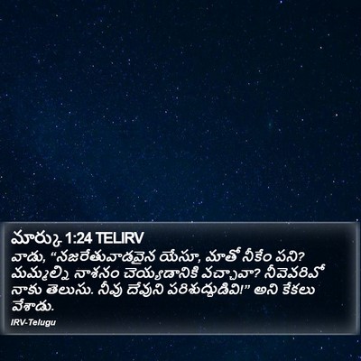 మార్కు 1:24 TELIRV Bible Verse Image