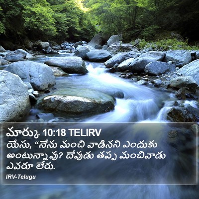మార్కు 10:18 TELIRV Bible Verse Image