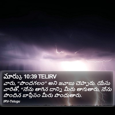 మార్కు 10:39 TELIRV Bible Verse Image