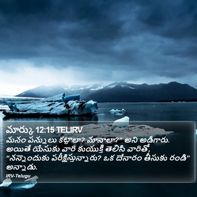 మార్కు 12:15 TELIRV Bible Verse Image
