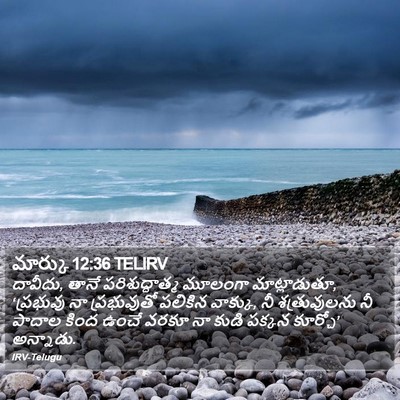 మార్కు 12:36 TELIRV Bible Verse Image
