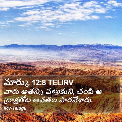 మార్కు 12:8 TELIRV Bible Verse Image
