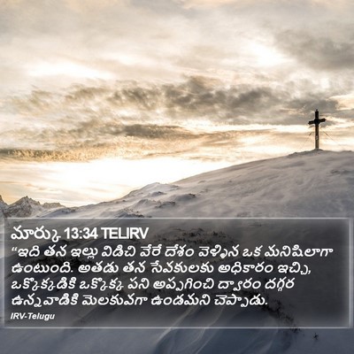 మార్కు 13:34 TELIRV Bible Verse Image