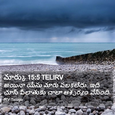 మార్కు 15:5 TELIRV Bible Verse Image