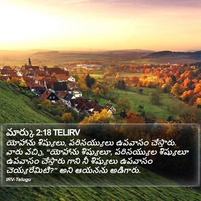 మార్కు 2:18 TELIRV Bible Verse Image