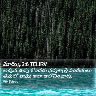 మార్కు 2:6 TELIRV Bible Verse Image