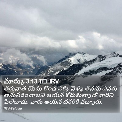 మార్కు 3:13 TELIRV Bible Verse Image