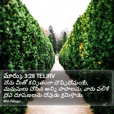 మార్కు 3:28 TELIRV Bible Verse Image