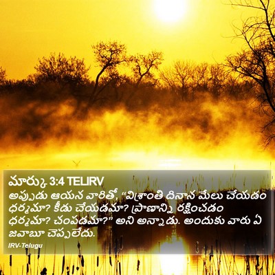 మార్కు 3:4 TELIRV Bible Verse Image