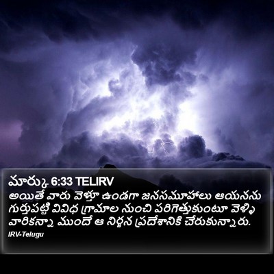 మార్కు 6:33 TELIRV Bible Verse Image