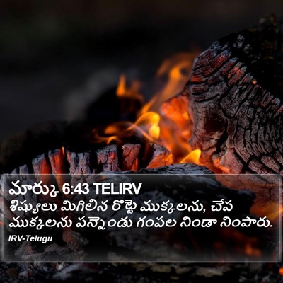 మార్కు 6:43 TELIRV Bible Verse Image